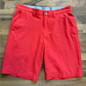 Adidas men’s shorts size 30 bright red/orange color